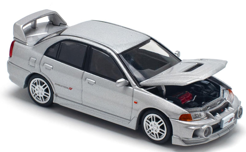 1/64 MITSUBISHI LANCER EVOLUTION IV - STEEL SILVER