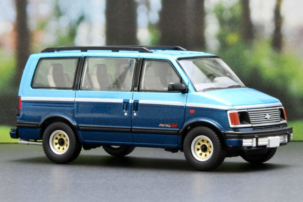 1/64 Scale Tomica Limited Vintage NEO TLV-N325b Chevrolet Astro LT AWD (Light Blue / Navy) 1994