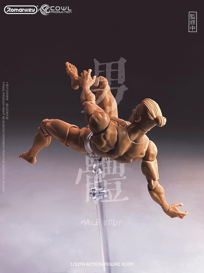 Romankey X COWL 1/12 SCALE SUPER-ACTIONAL MALE BODY (NATURAL)