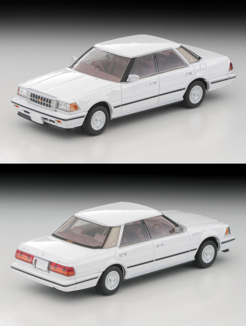 1/64 Scale Tomica Limited Vintage NEO TLV-N199c Toyota Crown Hardtop 3.0 Royal Saloon G (White) 1985