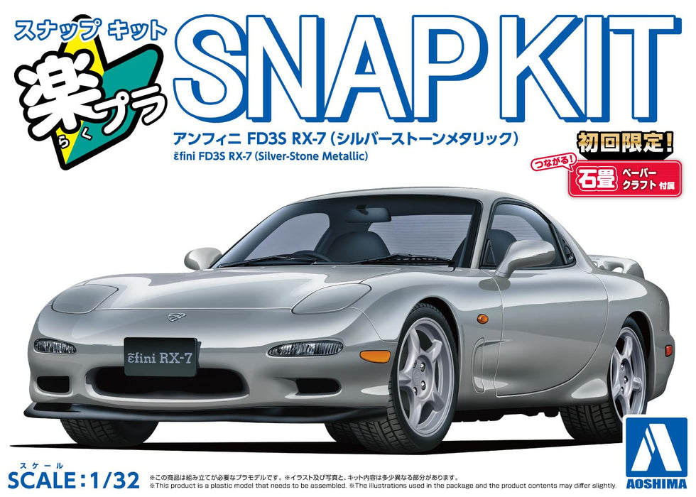 RakuPla Snap Kit 04-SS Efini FD3S RX-7 (Silverstone Metallic)