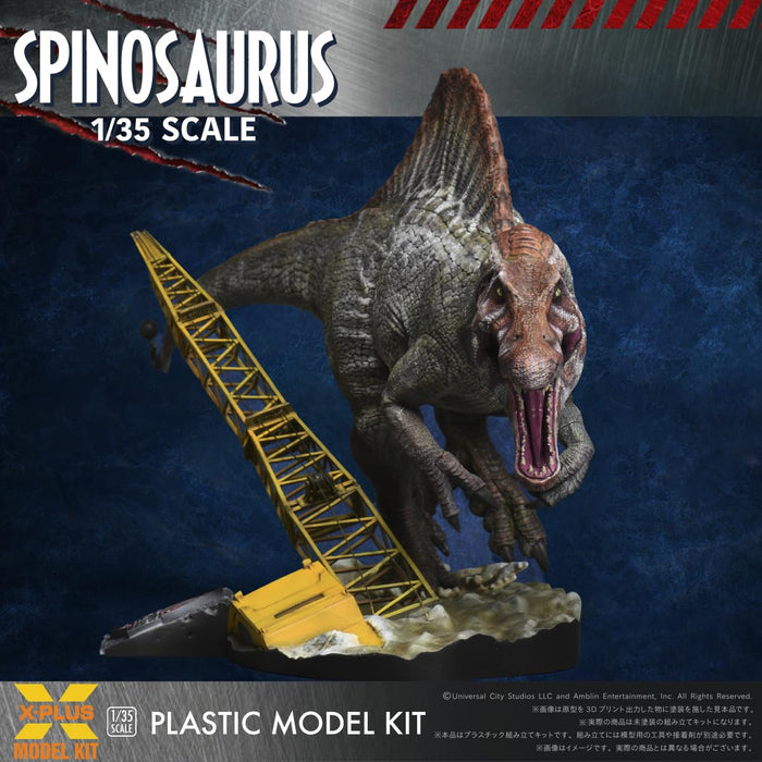 1/35 Scale "Jurassic Park III" Spinosaurus Plastic Model Kit