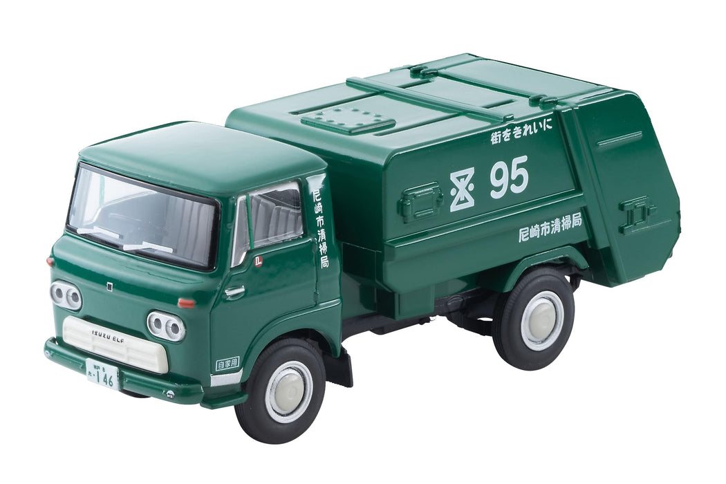 1/64 Scale Tomica Limited Vintage TLV-208a Isuzu Elf Garbage Truck (Amagasaki City Cleaning Bureau)
