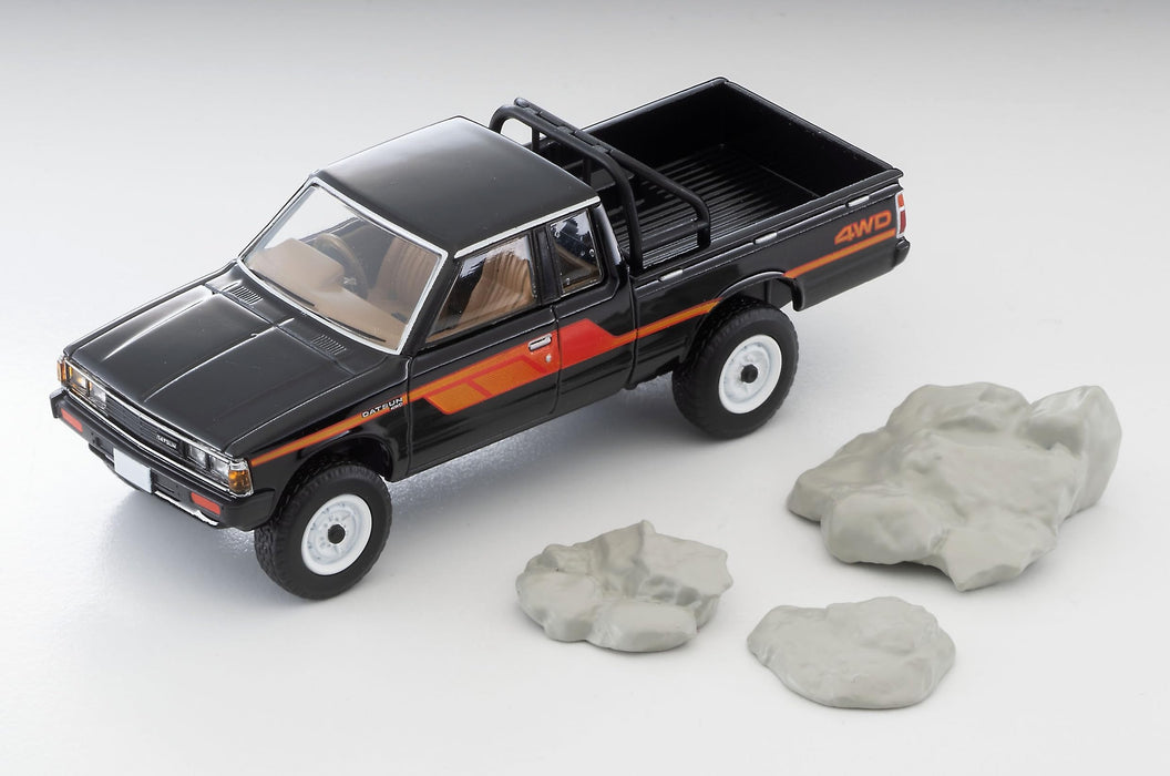 1/64 Scale Tomica Limited Vintage NEO TLV-N320a Datsun Truck King Cab 4WD AD (Black)