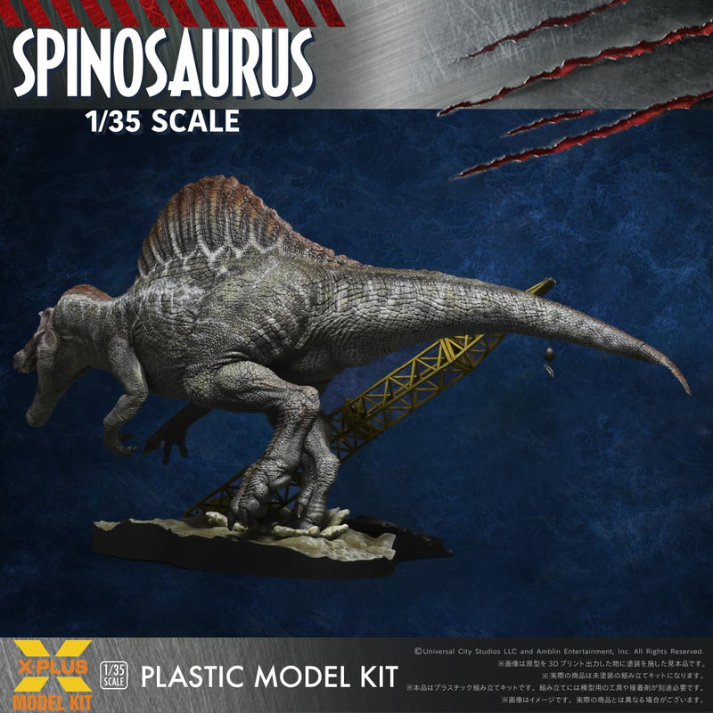 1/35 Scale "Jurassic Park III" Spinosaurus Plastic Model Kit