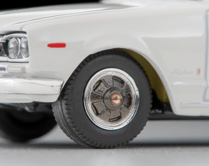 1/64 Scale Tomica Limited Vintage TLV-163c Nissan Skyline 2000GT-X (White) 1972