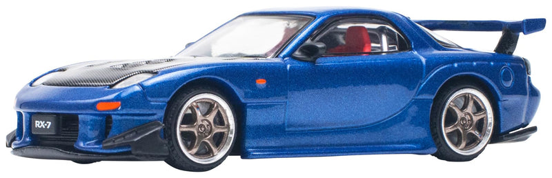 1/64 MAZDA RX-7 (FD3S) RE-AMEMIYA WIDEBODY METALLIC BLUE