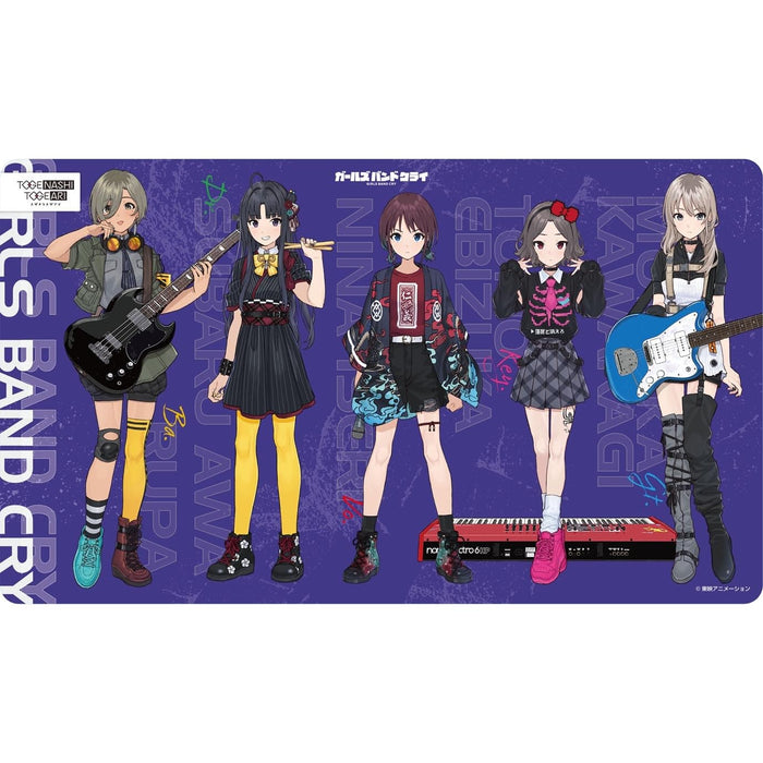 Character Rubber Mat "Girls Band Cry" TOGENASHI TOGEARI B ENR-079