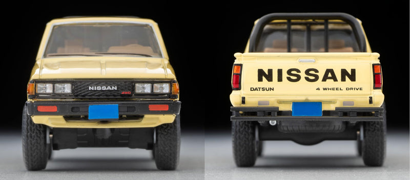 1/64 Scale Tomica Limited Vintage NEO TLV-N321a Nissan Truck 4X4 King Cab (Yellow) North America Ver.