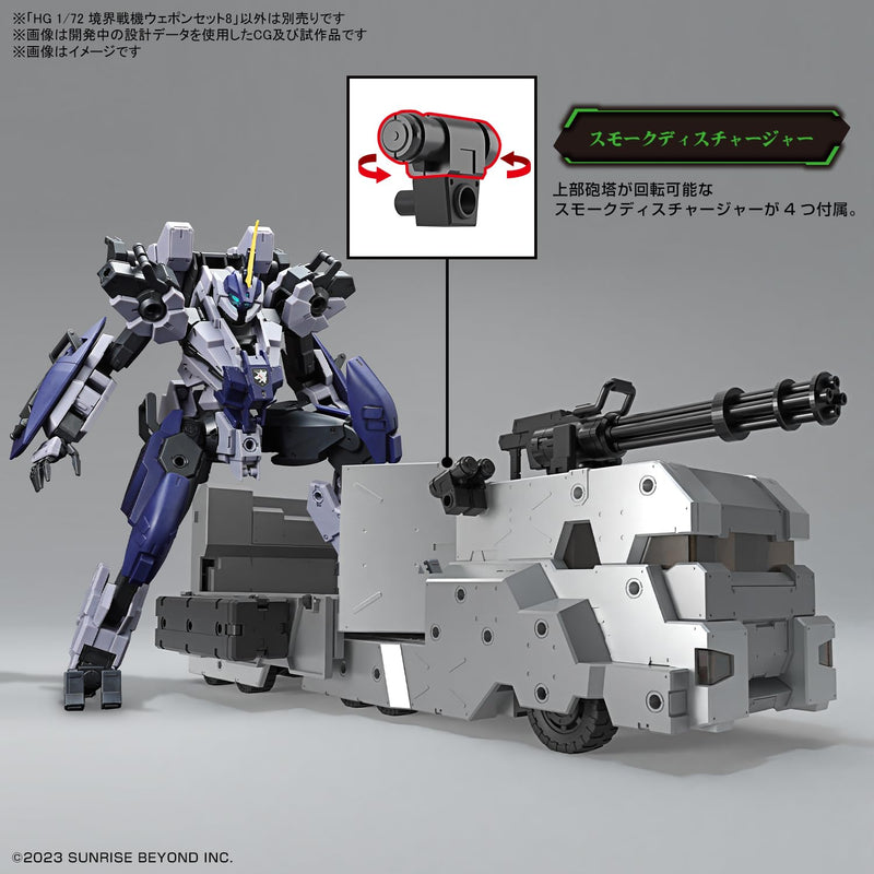 HG 1/72 "AMAIM: Warrior at the Borderline UltraSteel Ogre-Gear" Weapons Set 8