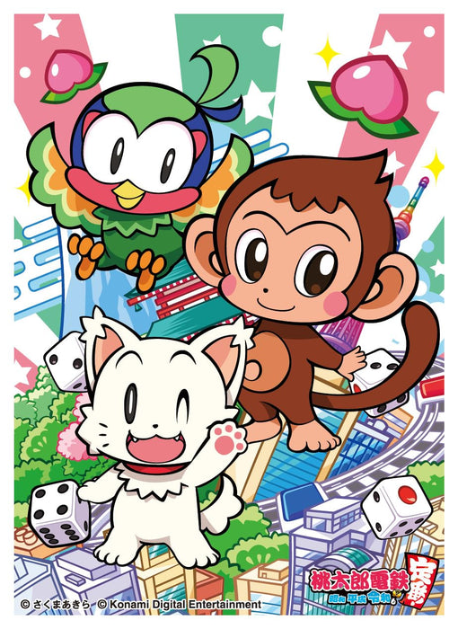 Character Sleeve "Momotaro Dentetsu: Showa, Heisei, Reiwa mo Teiban!" Dog, Monkey, Pheasant EN-1414