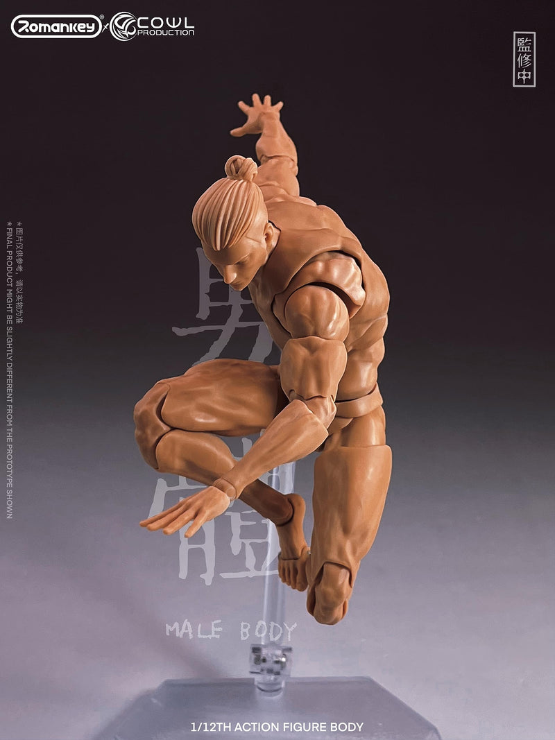 Romankey X COWL 1/12 SCALE SUPER-ACTIONAL MALE BODY (NATURAL)