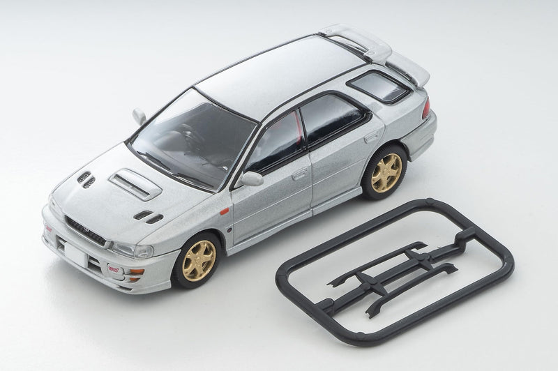 1/64 Scale Tomica Limited Vintage NEO TLV-N281c Subaru Impreza Pure Sports Wagon WRX STi Ver. V (Silver) 1998