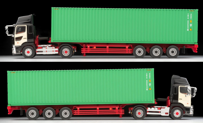 1/64 Scale Tomica Limited Vintage NEO TLV-N292c Hino Profia 40ft Sea Container Trailer (Toho Sharyo TC36H1C34) (Black)
