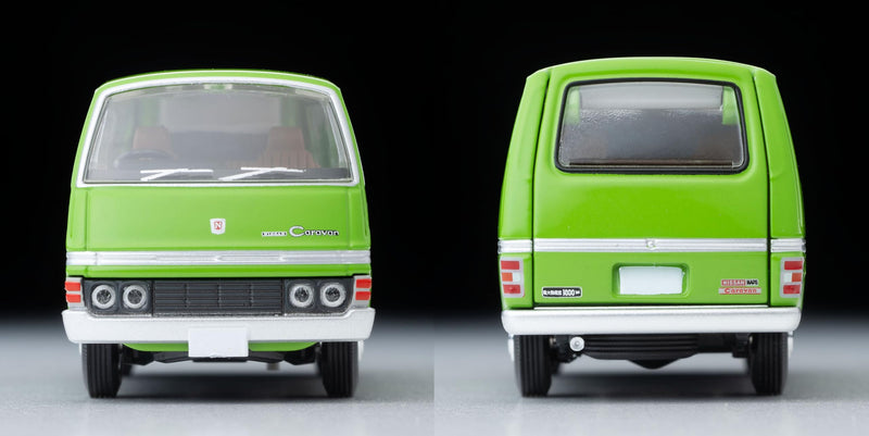 1/64 Scale Tomica Limited Vintage NEO TLV-N323a Nissan Caravan Long Deluxe (Green) 1978