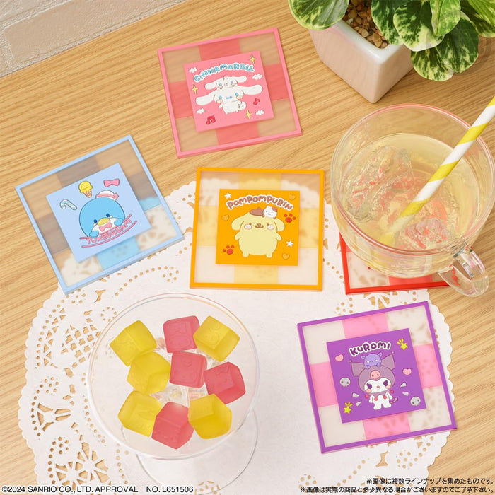 Sanrio Characters Clear Square Coaster