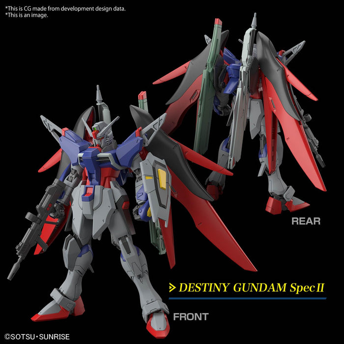 HG 1/144 "Mobile Suit Gundam SEED Freedom" Destiny Gundam Spec II & Zeus Silhouette