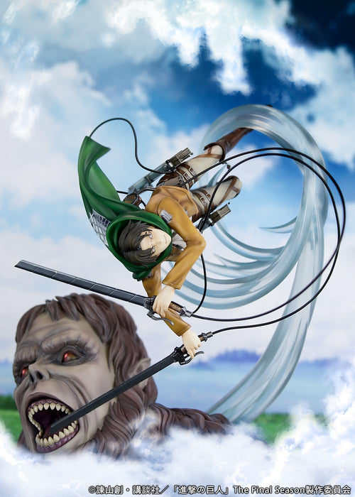 "Attack on Titan" Figure Levi vs Beast Titan Ver.