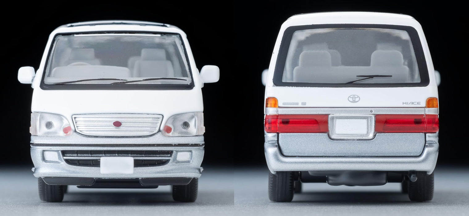 1/64 Scale Tomica Limited Vintage NEO TLV-N216d Toyota Hiace Wagon Super Custom G (White / Silver) 2001