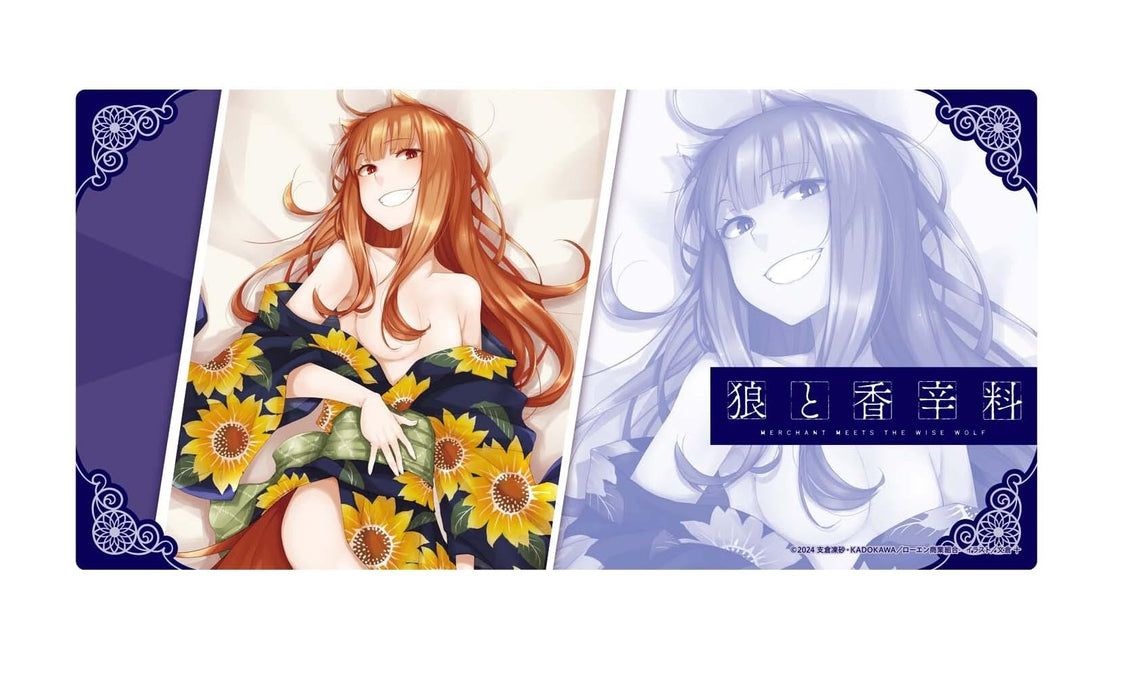 "Spice and Wolf: merchant meets the wise wolf" Rubber Play Mat Holo Beautiful in a Yukata