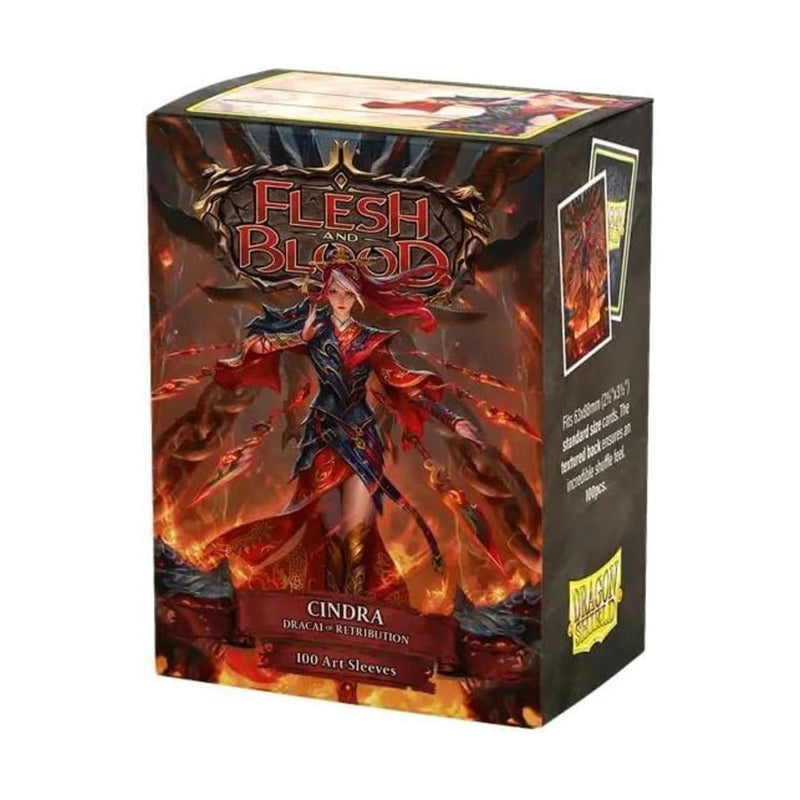 AT-16146 FB100 Matte Art - Cindra, Dracai of Retribution Standard Size: 63 x 88mm, 100 Pieces