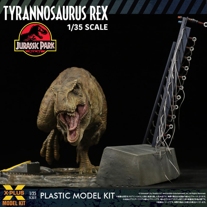 1/35 Scale "Jurassic Park" Tyrannosaurus Rex Plastic Model Kit