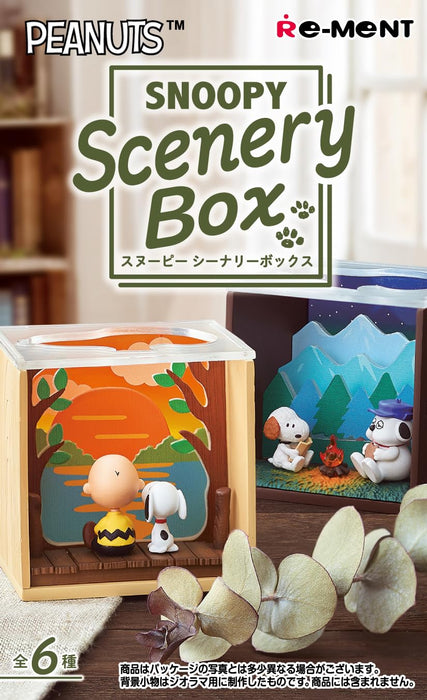"Peanuts" SNOOPY Scenery Box