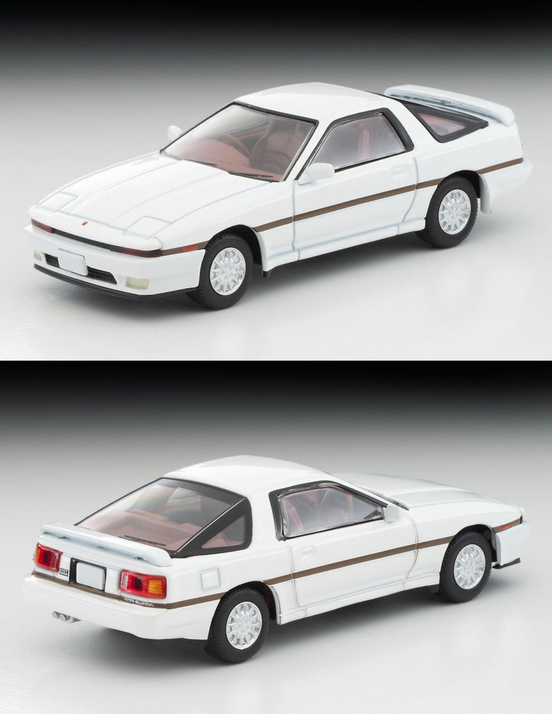 1/64 Scale Tomica Limited Vintage NEO TLV-N106e Toyota Supra 3.0 GT Turbo (White) 1986