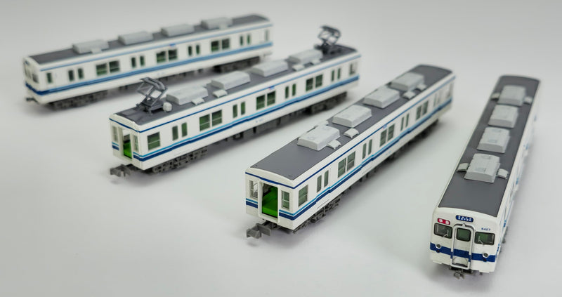 Railway Collection Tobu Railway 8000 Type Early Repaired Car 8127 Formation 4 Car Set