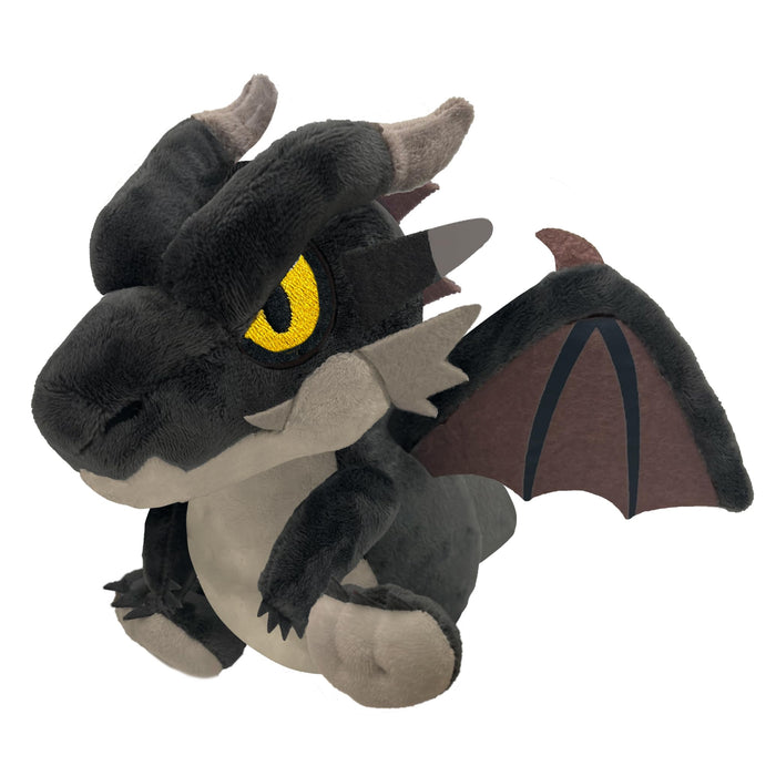 "Monster Hunter" Deformed Plush Black Dragon Fatalis