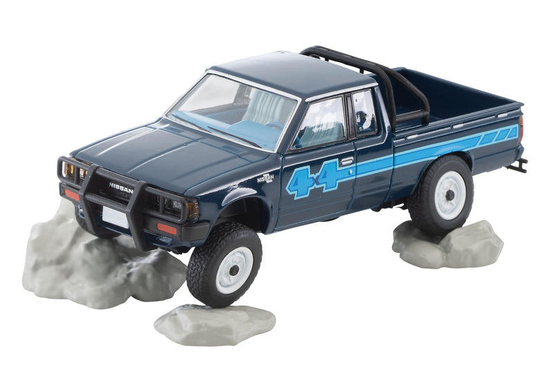 1/64 Scale Tomica Limited Vintage NEO TLV-N321b Nissan Truck 4X4 King Cab North America Ver. (Blue)