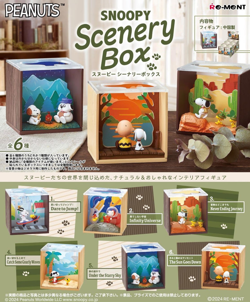"Peanuts" SNOOPY Scenery Box