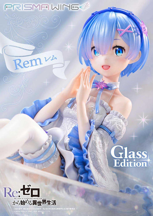 PRISMA WING "Re:Zero kara Hajimeru Isekai Seikatsu" Rem Glass Edition 1/7 Scale Figure