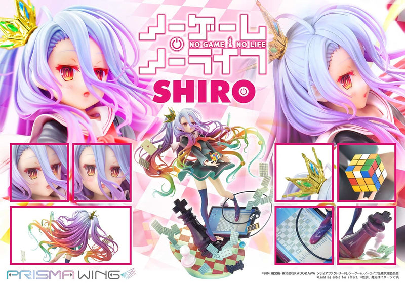 PRISMA WING "No Game No Life" Shiro 1/7 Scale Figure
