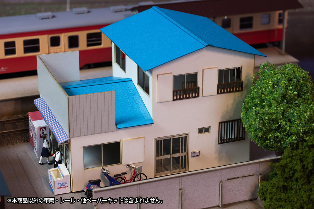 1/80 Scale Paper Kit Town Corner Accessory Series Store General Store