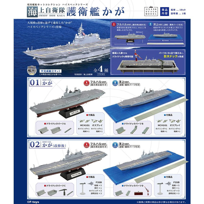 1/1250 Current Ships Kit Collection High Spec Series JMSDF DDH Kaga