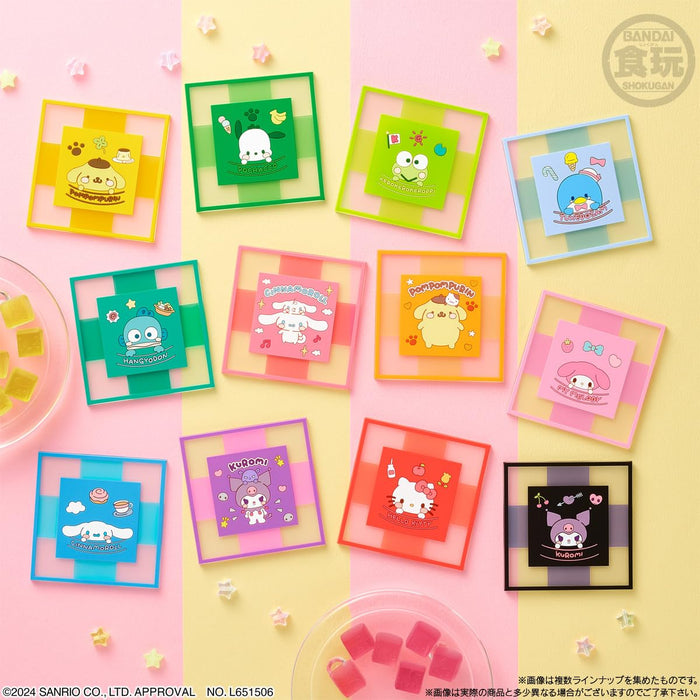 Sanrio Characters Clear Square Coaster