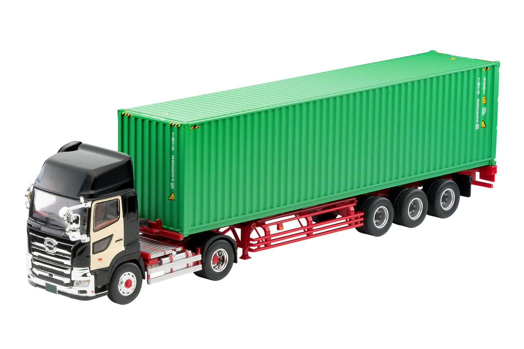 1/64 Scale Tomica Limited Vintage NEO TLV-N292c Hino Profia 40ft Sea Container Trailer (Toho Sharyo TC36H1C34) (Black)