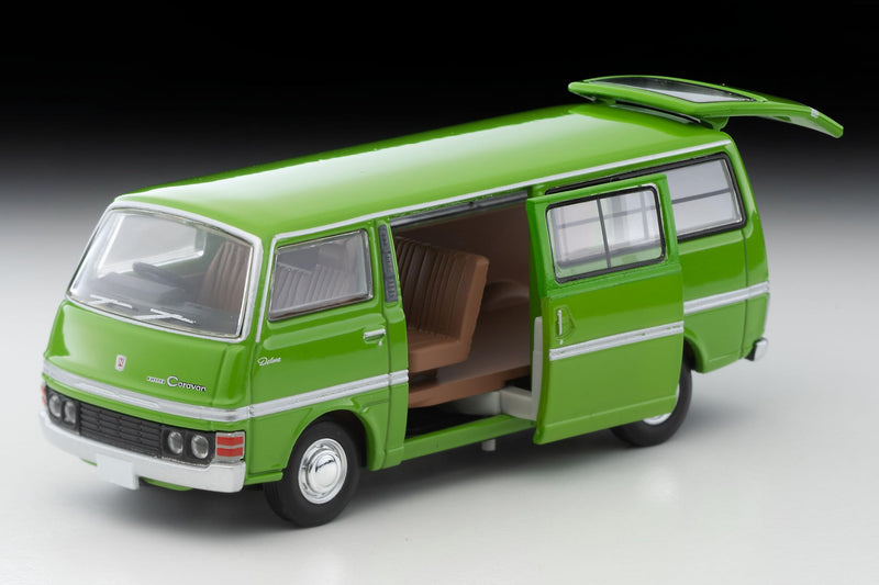 1/64 Scale Tomica Limited Vintage NEO TLV-N323a Nissan Caravan Long Deluxe (Green) 1978
