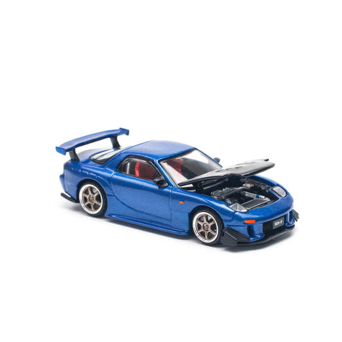 1/64 MAZDA RX-7 (FD3S) RE-AMEMIYA WIDEBODY METALLIC BLUE