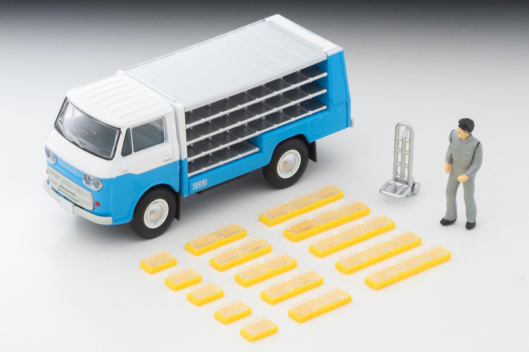 1/64 Scale Tomica Limited Vintage TLV-210a Mazda E2000 Bottle Car (White / Light Blue)