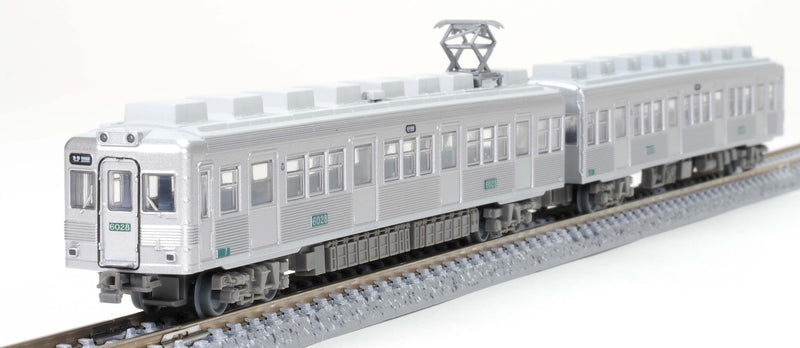 Railway Collection Nankai Electric Railway 6000 Series (Nostalgic Stainless Unpainted) 2 Car Set