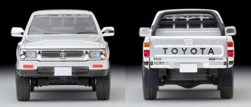 1/64 Scale Tomica Limited Vintage NEO TLV-N256c Toyota Hilux 4WD Pick Up Double Cab SSR (Silver) 1991