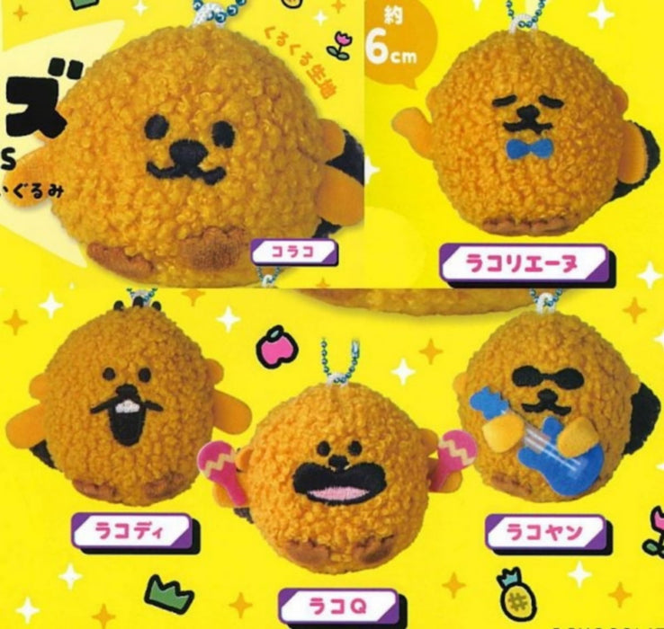 "Raccos" Rubber Figure Mascot