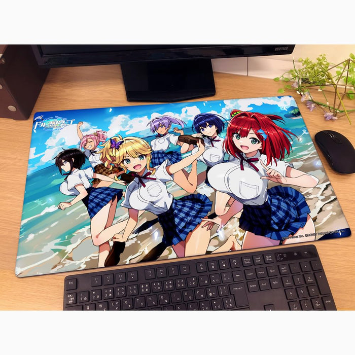 "Dolphin Wave" Rubber Mat Congratulations! Half Anniversary!! Ver. A