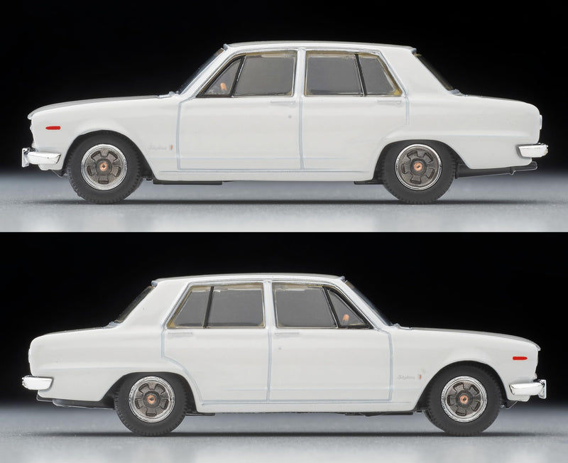 1/64 Scale Tomica Limited Vintage TLV-163c Nissan Skyline 2000GT-X (White) 1972
