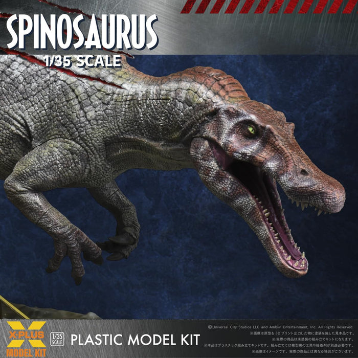 1/35 Scale "Jurassic Park III" Spinosaurus Plastic Model Kit