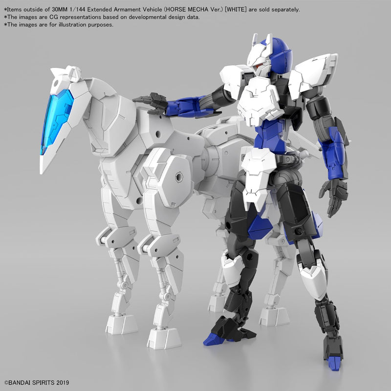30MM 1/144 Extended Armament Vehicle (Horse Mech Ver.) White