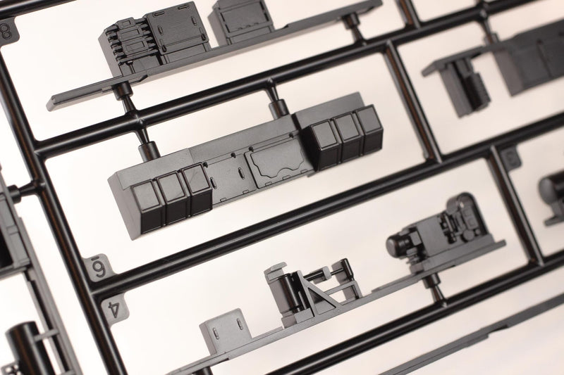 1/80 Scale Plastic Kit Underfloor Equipment New Train Intermediate Car Unupdated Type Single Train