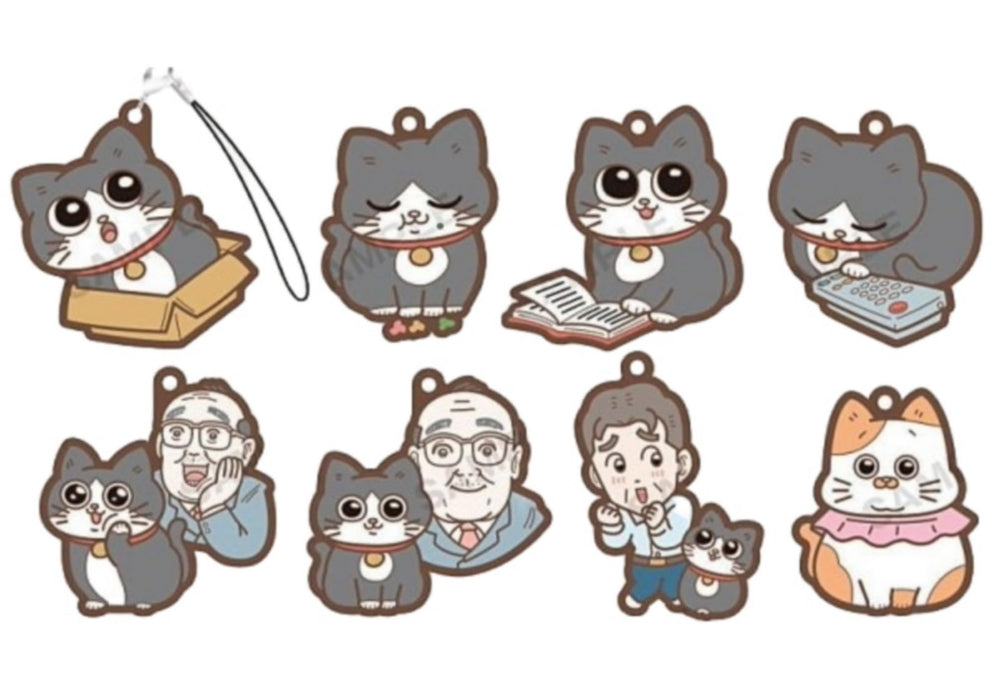 "The Guy that Got Reincarnated as a Cat" Pun-chan ga Ippai Capsule Rubber Strap